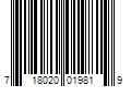 Barcode Image for UPC code 718020019819