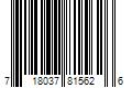 Barcode Image for UPC code 718037815626