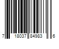 Barcode Image for UPC code 718037849836