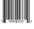 Barcode Image for UPC code 718054003310