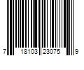 Barcode Image for UPC code 718103230759