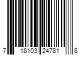 Barcode Image for UPC code 718103247818