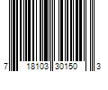 Barcode Image for UPC code 718103301503