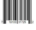 Barcode Image for UPC code 718103317252