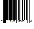 Barcode Image for UPC code 718103325356