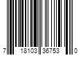 Barcode Image for UPC code 718103367530