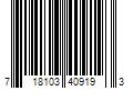 Barcode Image for UPC code 718103409193