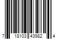 Barcode Image for UPC code 718103439824