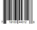 Barcode Image for UPC code 718103443128