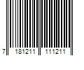 Barcode Image for UPC code 7181211111211