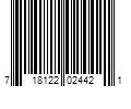 Barcode Image for UPC code 718122024421