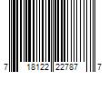 Barcode Image for UPC code 718122227877