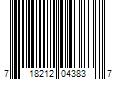 Barcode Image for UPC code 718212043837. Product Name: 