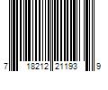 Barcode Image for UPC code 718212211939