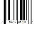 Barcode Image for UPC code 718212817001