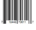 Barcode Image for UPC code 718448706117