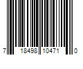 Barcode Image for UPC code 718498104710