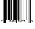 Barcode Image for UPC code 718498801725