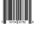 Barcode Image for UPC code 718704207525