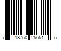 Barcode Image for UPC code 718750256515