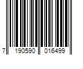 Barcode Image for UPC code 7190590016499