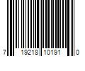 Barcode Image for UPC code 719218101910