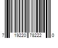 Barcode Image for UPC code 719220782220