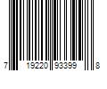 Barcode Image for UPC code 719220933998