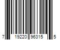 Barcode Image for UPC code 719220963155