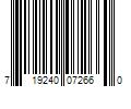 Barcode Image for UPC code 719240072660