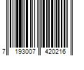 Barcode Image for UPC code 7193007420216