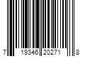 Barcode Image for UPC code 719346202718