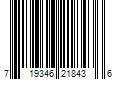 Barcode Image for UPC code 719346218436