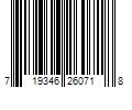 Barcode Image for UPC code 719346260718