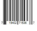 Barcode Image for UPC code 719402715367