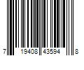 Barcode Image for UPC code 719408435948