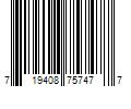 Barcode Image for UPC code 719408757477