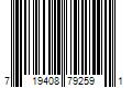 Barcode Image for UPC code 719408792591