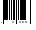 Barcode Image for UPC code 7194093900033