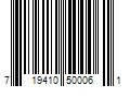 Barcode Image for UPC code 719410500061. Product Name: 