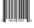 Barcode Image for UPC code 719410700010