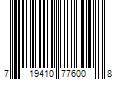 Barcode Image for UPC code 719410776008