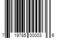 Barcode Image for UPC code 719785000036