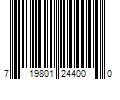 Barcode Image for UPC code 719801244000