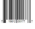 Barcode Image for UPC code 719812001777