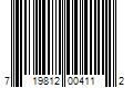 Barcode Image for UPC code 719812004112