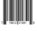 Barcode Image for UPC code 719812018515