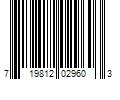 Barcode Image for UPC code 719812029603