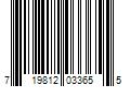 Barcode Image for UPC code 719812033655