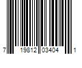 Barcode Image for UPC code 719812034041